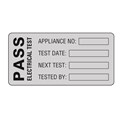 Image of Martindale POLY1 Pass PAT Test Labels