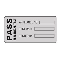 Image of Martindale POLY2 Pass PAT Test Labels