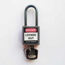Image of Brady Compact safe padlock 38mm Sha KD Grey/6