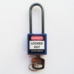 Image of Brady Compact safe padlock 50mm Sha KD Blue/6