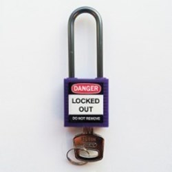 Image of Brady Compact safe padlock 50mm Sha KD Purpl/6