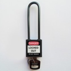 Image of Brady Compact safe padlock 75mm Sha KD Black/6