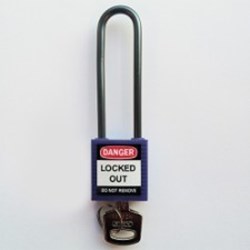 Image of Brady Compact safe padlock 75mm Sha KD Blue/6