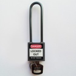 Image of Brady Compact safe padlock 75mm Sha KD Grey/6