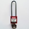 Image of Brady Compact safe padlock 75mm Sha KD Red/6