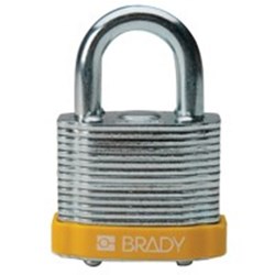 Image of Brady Steel Padlock 20mm Sha KD Yellow/6
