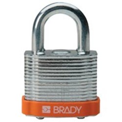 Image of Brady Steel Padlock 20mm Sha KD Orange/6