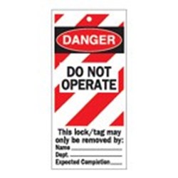 Image of Brady TAG-DANGER -DO NOT OPERATE-160*75