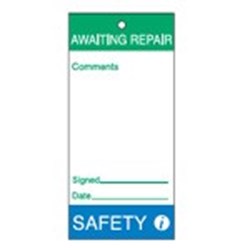Image of Brady Tag-Awaiting repair-Safety-160*75