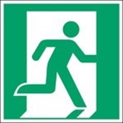 Image of 836530 - Glow-in-the-dark safety sign