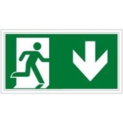 Image of 836458 - Glow-in-the-dark safety sign