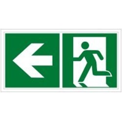 Image of 834252 - Glow-in-the-dark safety sign