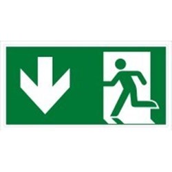 Image of 836372 - Glow-in-the-dark safety sign
