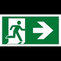 Image of 836465 - Glow-in-the-dark safety sign