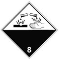 Image of 257524 - Transport Sign - ADR 8 - Corrosive substance