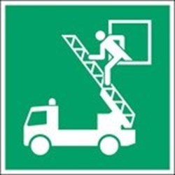 Image of 816184 - ISO Safety Sign - Rescue window