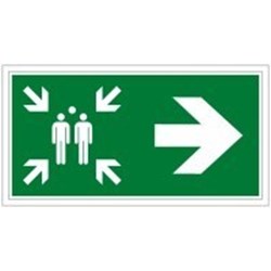Image of 834506 - Glow-in-the-dark safety sign