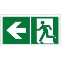 Image of 836394 - Glow-in-the-dark safety sign