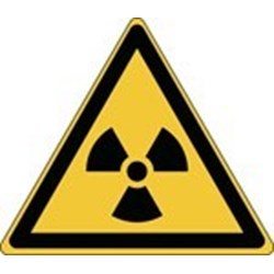 Image of 826764 - ISO Safety Sign - Warning; Radioactive material or ionizing radiation