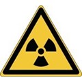 Image of 826767 - ISO Safety Sign - Warning; Radioactive material or ionizing radiation