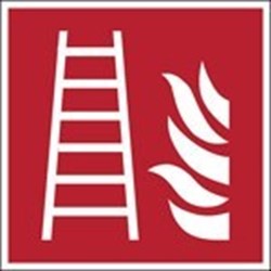 Image of 817196 - ISO Safety Sign - Fire ladder