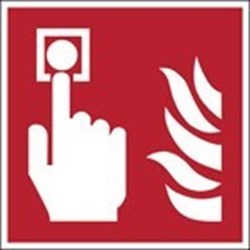 Image of 817682 - ISO 7010 Sign - Fire alarm call point