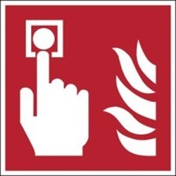 Image of 817681 - ISO Safety Sign - Fire alarm call point