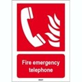 Image of 817918 - ISO 7010 Sign - Fire emergency telephone