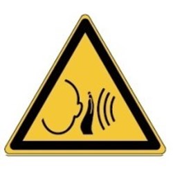 Image of 836294 - Glow-in-the-dark safety sign