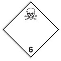 Image of 257518 - Transport Sign - ADR 6.1 - Toxic substance