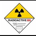 Image of 811675 - Transport Sign - ADR 7C - Radioactive 7C III