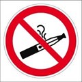 Image of 138478 - Prohibition Sign - No smoking electronic cigarettes