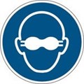 Image of 818862 - ISO Safety Sign - Opaque eye protection must be worn