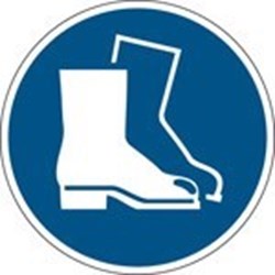 Image of 819013 - ISO Safety Sign - Wear safety footwear