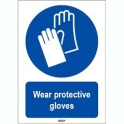 Image of 819220 - ISO 7010 Sign - Wear protective gloves