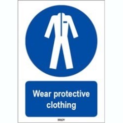 Image of 819369 - ISO 7010 Sign - Wear protective clothing