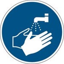 Image of 819460 - ISO Safety Sign - Wash your hands
