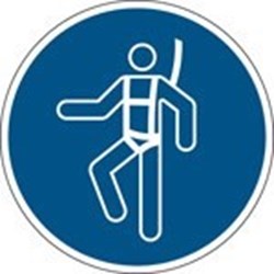 Image of 820503 - ISO Safety Sign - Wear safety harness