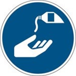 Image of 821099 - ISO Safety Sign - Use barrier cream