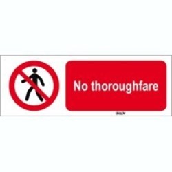 Image of 822355 - ISO 7010 Sign - No thoroughfare