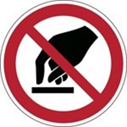 Image of 823045 - ISO Safety Sign - Do not touch