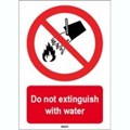 Image of 823245 - ISO 7010 Sign - Do not extinguish with water
