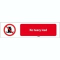 Image of 823404 - ISO 7010 Sign - No heavy load