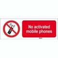 Image of 823546 - ISO 7010 Sign - No activated mobile phones