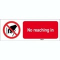 Image of 823846 - ISO 7010 Sign - No reaching in