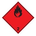 Image of 227588 - Transport Sign - ADR 2.1a - Flammable gas