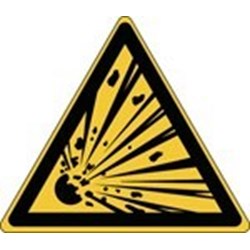 Image of 138995 - Warning; explosive material - ISO 7010