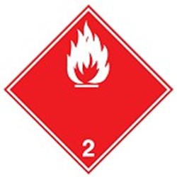 Image of 227593 - Transport Sign - ADR 2.1b - Flammable gas