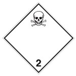 Image of 227791 - Transport Sign - ADR 2.3 - Toxic gas