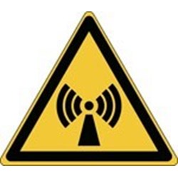 Image of 827053 - ISO Safety Sign - Warning; Non-ionizing radiation